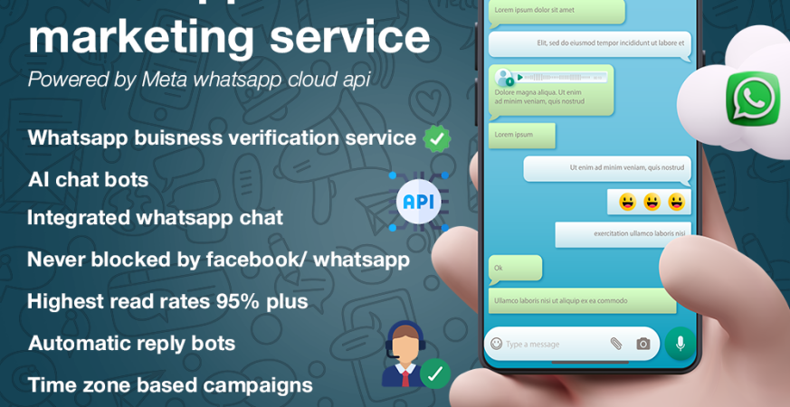 Business dashboard showing WhatsApp API marketing automation in action, with chatbots, message analytics, and real-time customer engagement features