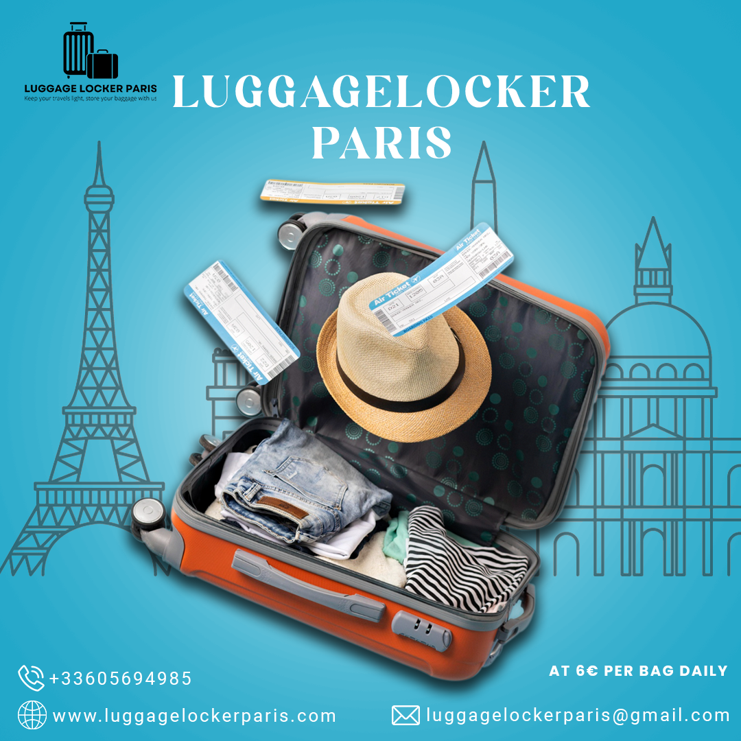 HelloBagStorage at Gare du Nord – luggage storage solution for Paris food lovers.
