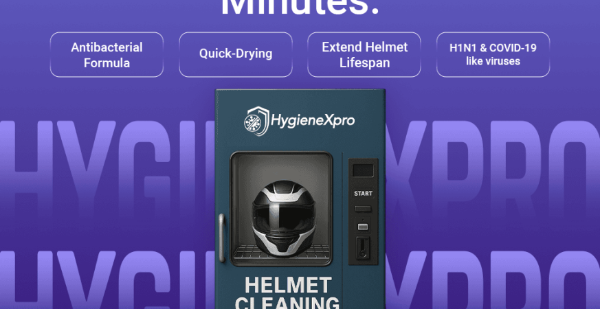 Helmet cleaning & disinfecting vending machine service in Kolkata