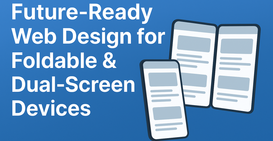 Responsive web design adapting seamlessly between single-screen and dual-screen modes.