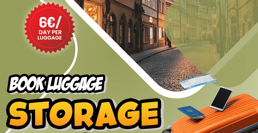 Secure luggage storage option in Paris for travelers exploring at night